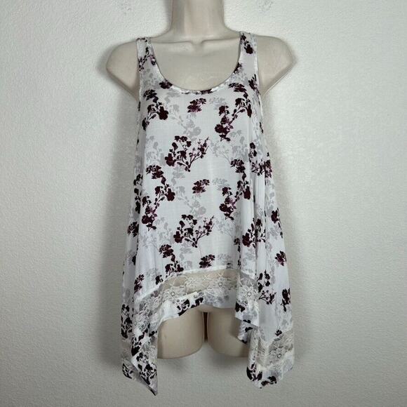 Intimately Free People Woman's Sz XS tank top lace Feminine Coquette Boho-Chic - Picture 5 of 11